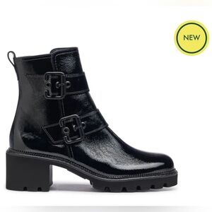 Paul Green WESTBROOK BOOT Black patent Leather. Balboa Boot